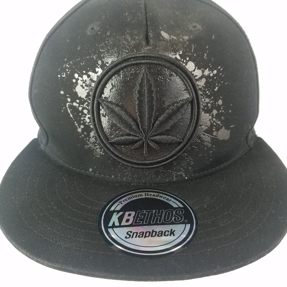 KBETHOS 420 Snapback Hat Cap Black